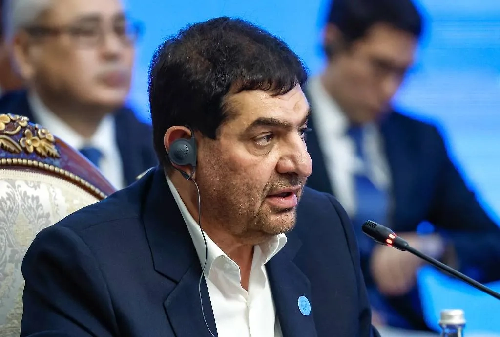 Первый вице-президент Ирана Мохаммад Мохбер. Обложка © Дмитрий Астахов / POOL / ТАСС