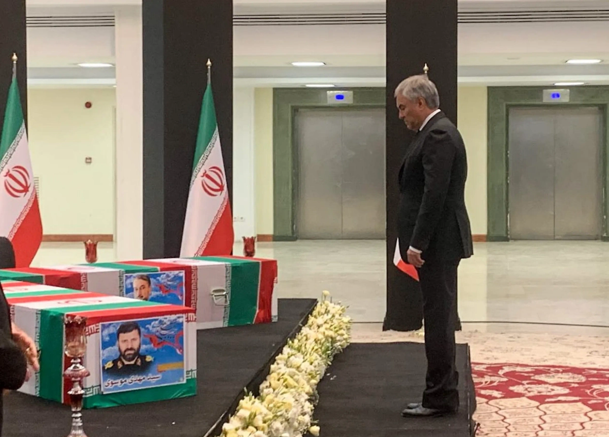 Вячеслав Володин в Тегеране. Фото © Telegram / Государственная Дума