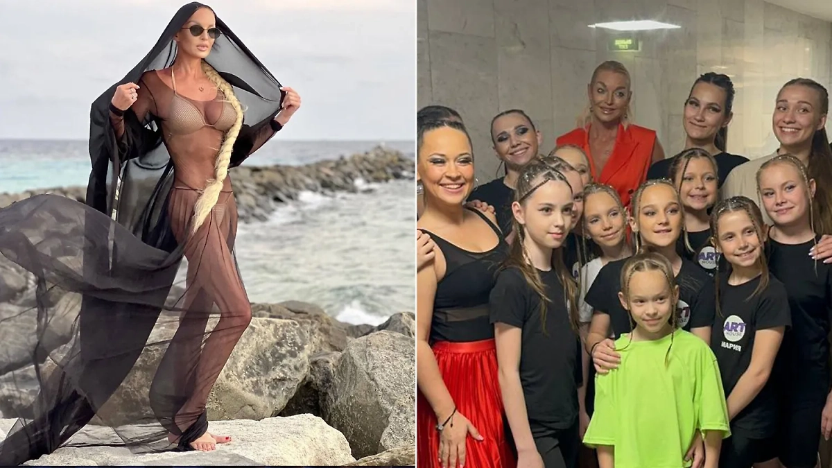 Российская звезда балерина Анастасия Волочкова очень уж фотошопит снимки перед публикацией. Фото © VK / Анастасия Волочкова, © Telegram / volochkova_anastasiya