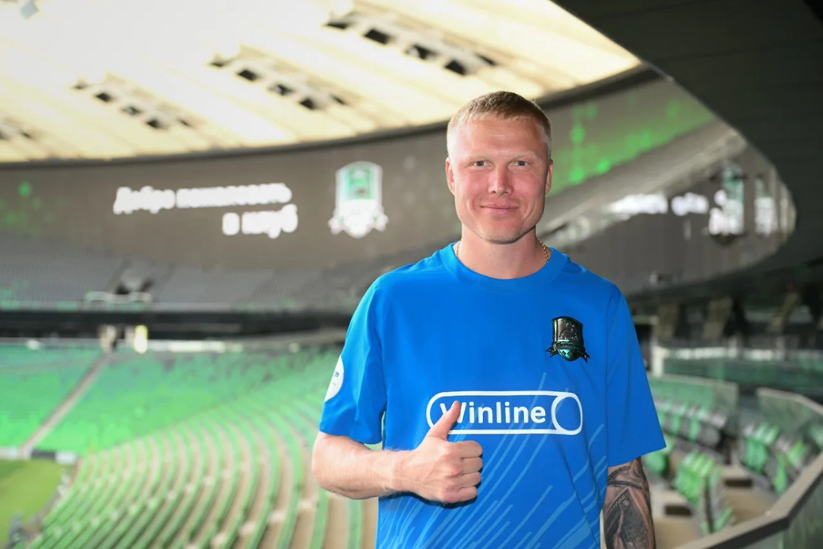 Вратарь Юрий Дюпин. Обложка © Telegram / ФК "Краснодар"