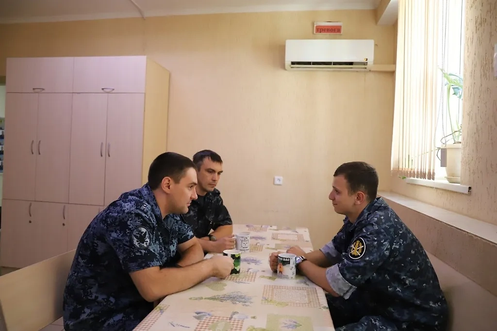 Как охраняют следственный изолятор № 1. Фото © VK / ГУФСИН РОССИИ по РОСТОВСКОЙ ОБЛАСТИ