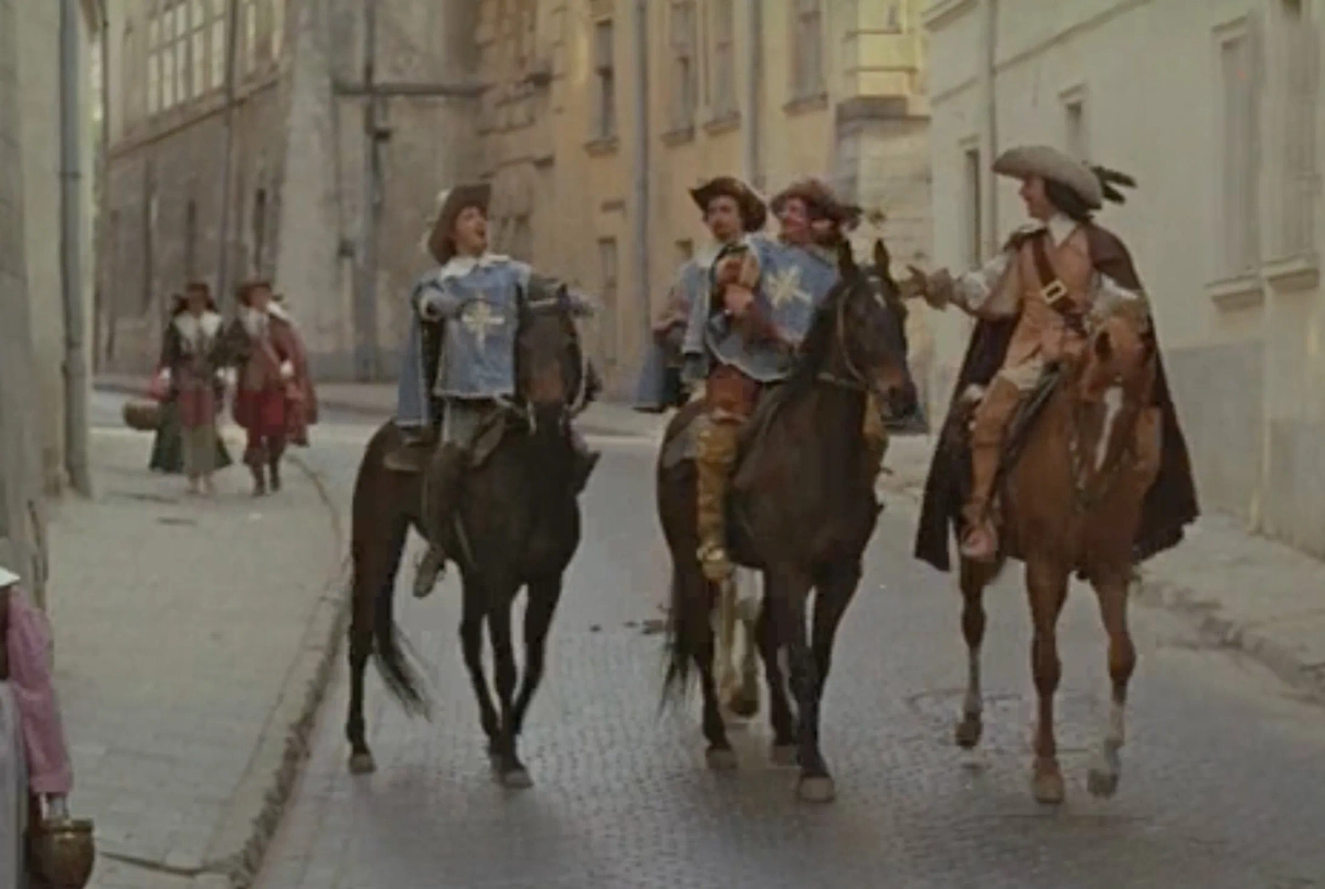 Кадр из фильма "Д`Артаньян и три мушкетёра", режиссёр Георгий Юнгвальд-Хилькевич, сценаристы Марк Розовский, Александр Дюма – отец / Kinopoisk