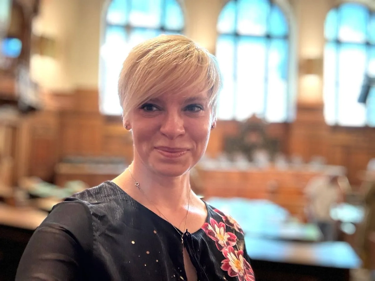 Депутат АдГ Ольга Петерсен. Обложка © Telegram / Olga Petersen | AfD Hamburg