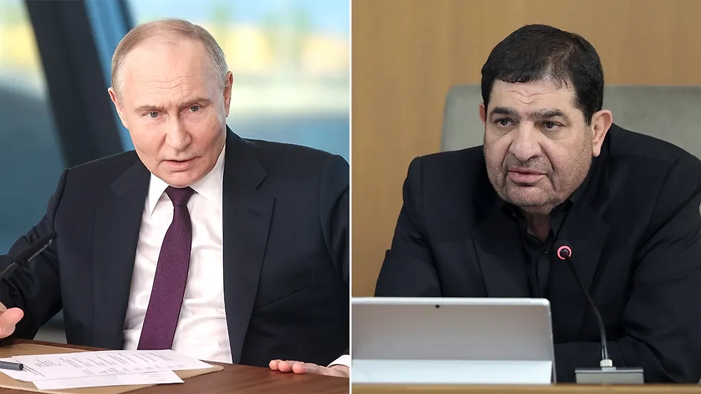 Владимир Путин, Мохаммад Мохбер. Обложка © ТАСС / Валентина Певцова, Zuma