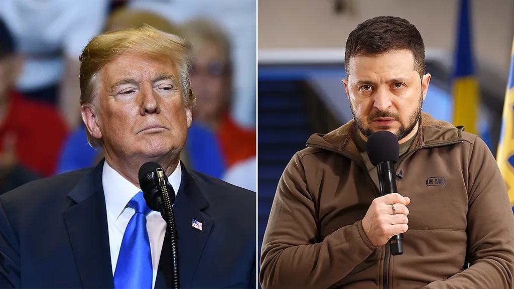 Дональд Трамп и Владимир Зеленский. Обложка © Shutterstock / FOTODOM / Evan El-Amin, Dmytro Larin