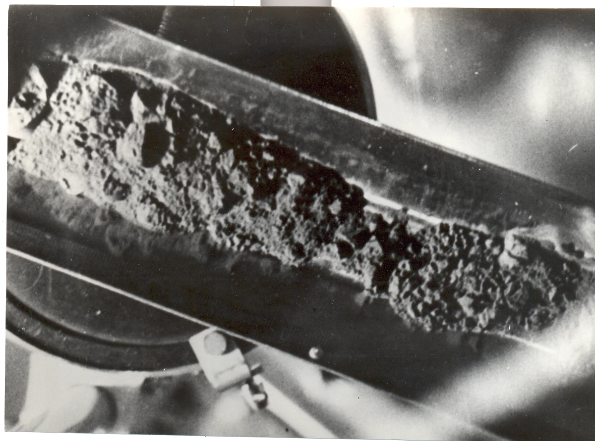 Лунный грунт, доставленный на Землю советской станцией "Луна-16". Фото © laspace.ru