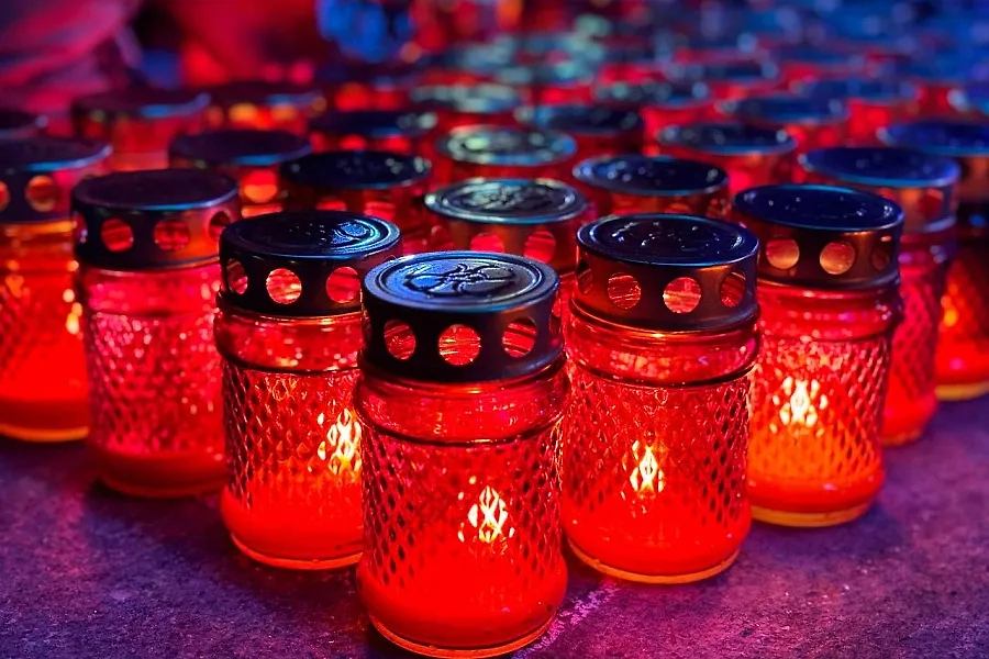 Акция "Завтра была война" на Мамаевом кургане. Фото © Пресс-служба Администрации Волгоградской области