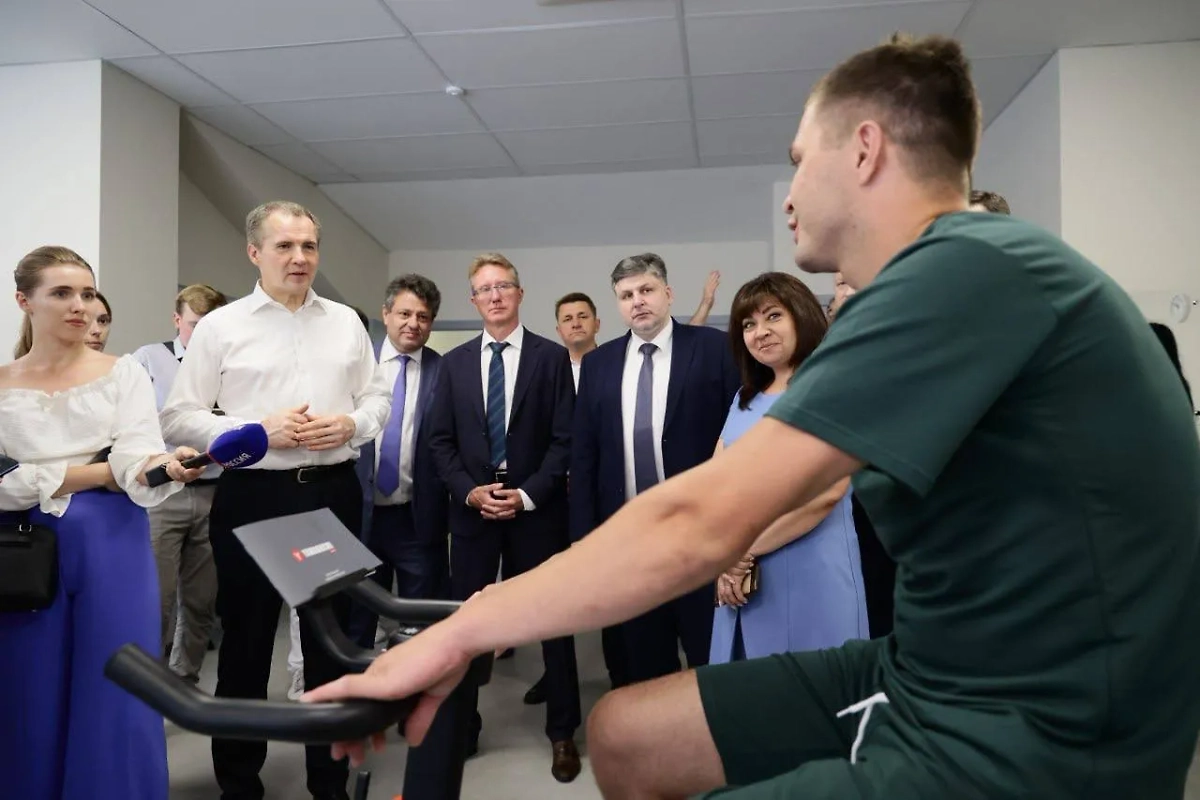 В Белгороде открылся первый региональный центр высокотехнологичного протезирования и комплексной реабилитации. Фото © Telegram / Анна Цивилёва