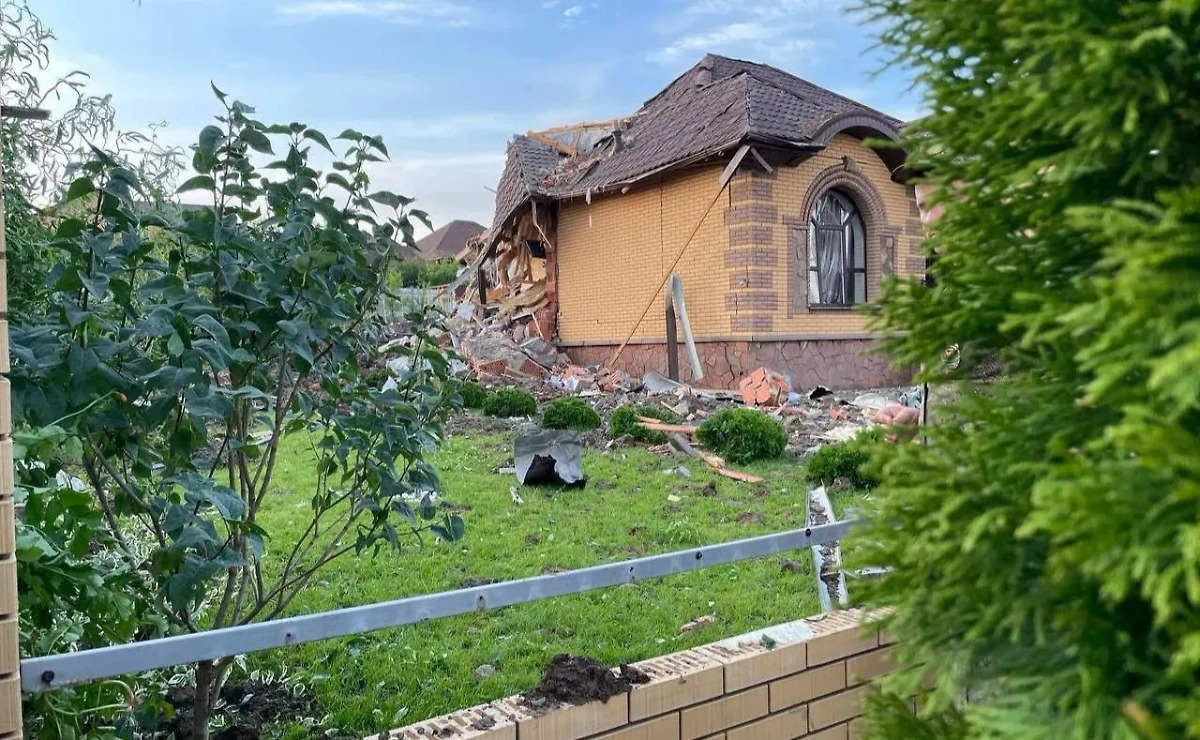 Последствия обстрела Белгородской области со стороны ВСУ. Фото © Telegram / Настоящий Гладков