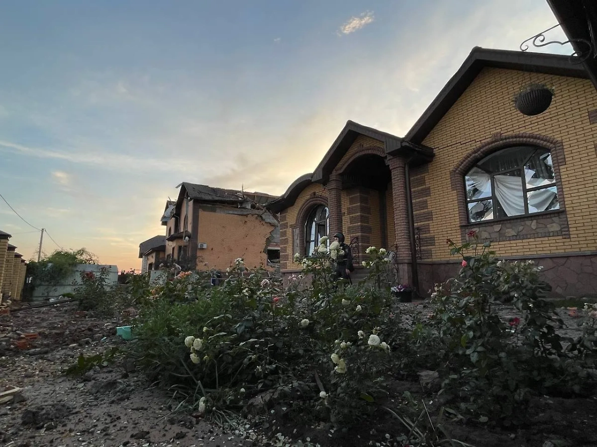 Последствия обстрела Белгородской области со стороны ВСУ. Фото © Telegram / Настоящий Гладков