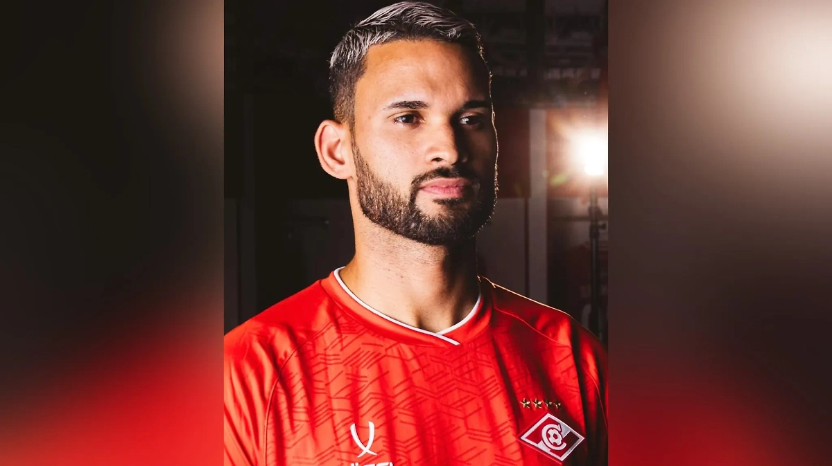 Бразильский нападающий Виллиан Жозе. Обложка © Telegram / ФК "Спартак-Москва"