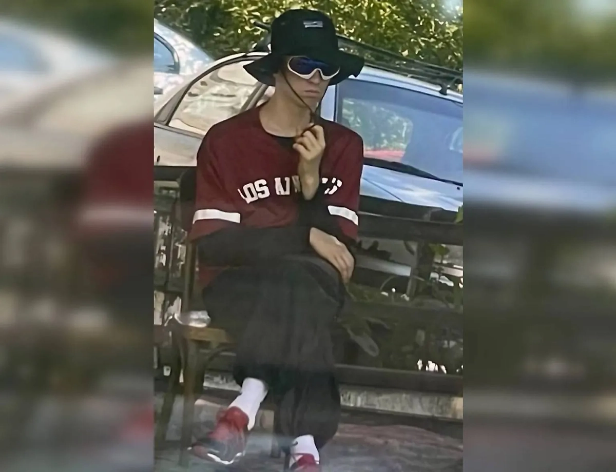 Предполагаемый убийца экс-депутата Рады Ирины Фарион. Ориентировка МВД Украины. Фото Telegram / МВС України