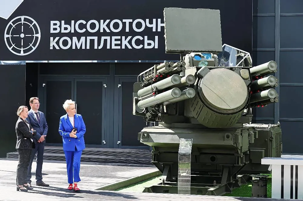 Система противовоздушной обороны "Панцирь-СМД-Е". Фото © ТАСС / Михаил Климентьев