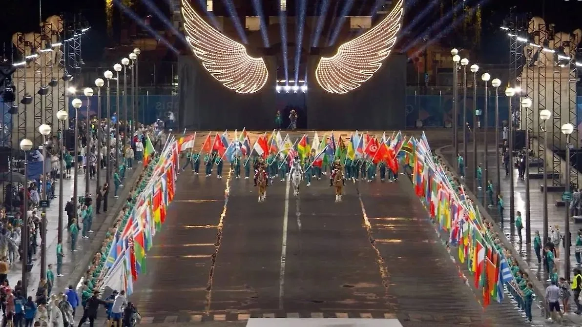 Церемония открытия Олимпийских игр в Париже. Обложка © X / Olympics