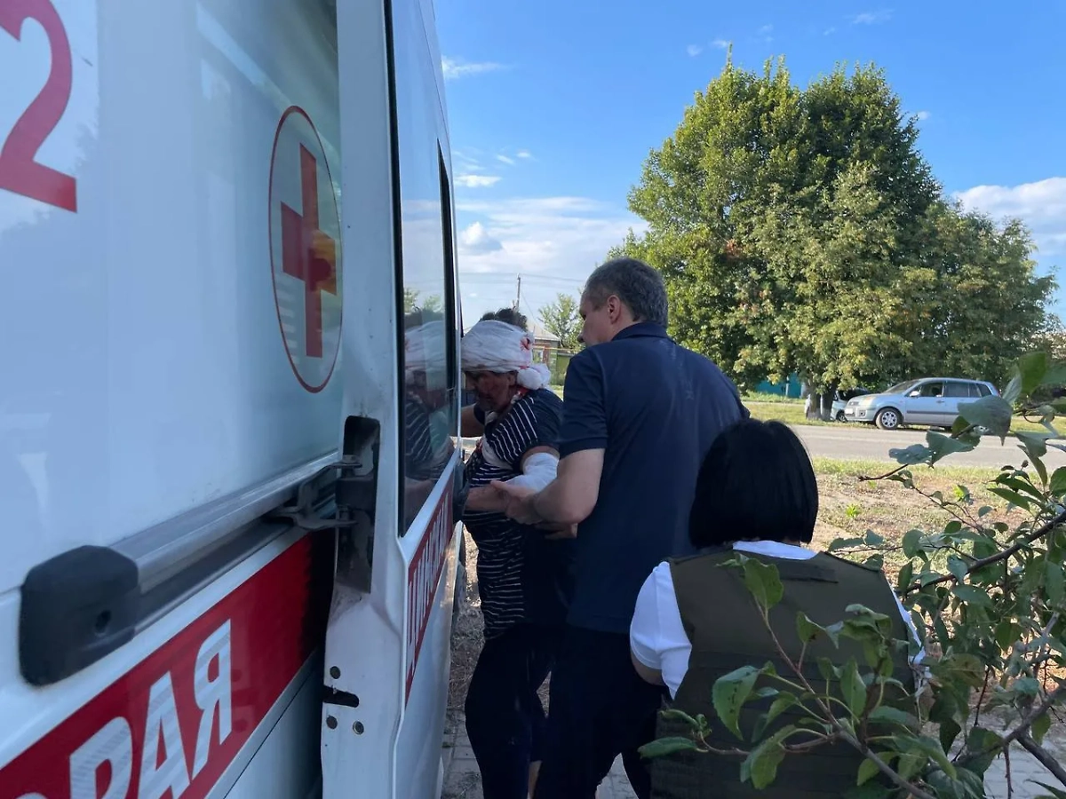 Гладков на месте ЧП. Обложка © Telegram / Настоящий Гладков