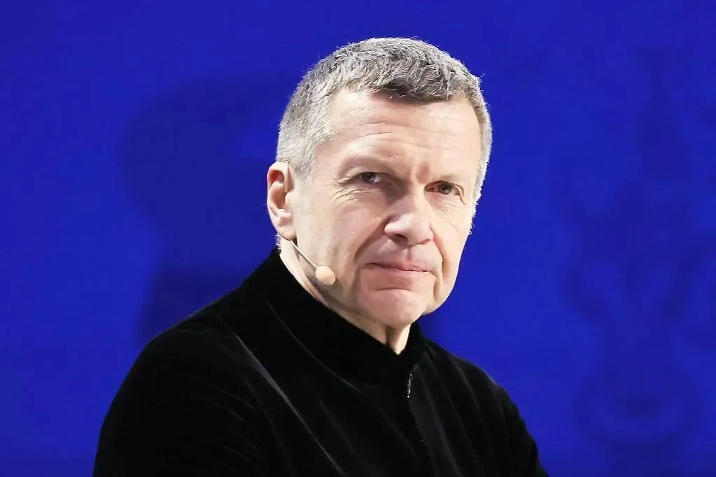 Телеведущий Владимир Соловьев. Обложка © ТАСС / Софья Сандурская