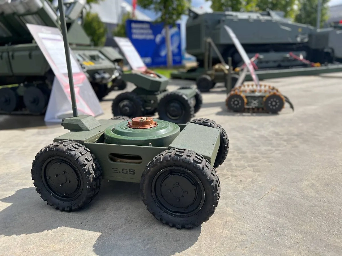 Гусеничная техника на форуме "Армия-2024". Фото © Life.ru / Павел Баранов