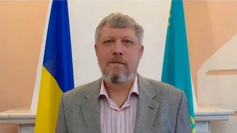 Бывший посол Незалежной в Казахстане Пётр Врублевский*. Обложка © Сайт Посольства Украины в Казахстане