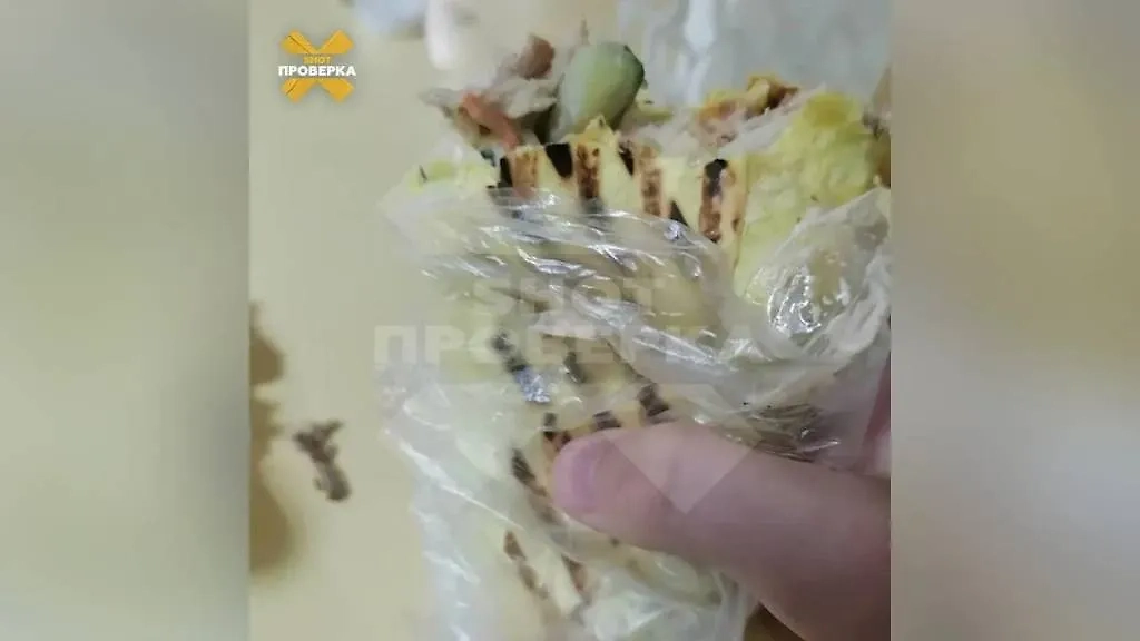 Шаурма из заведения в Тетюшах, где смертельно отравилась школьница. Обложка © SHOT ПРОВЕРКА