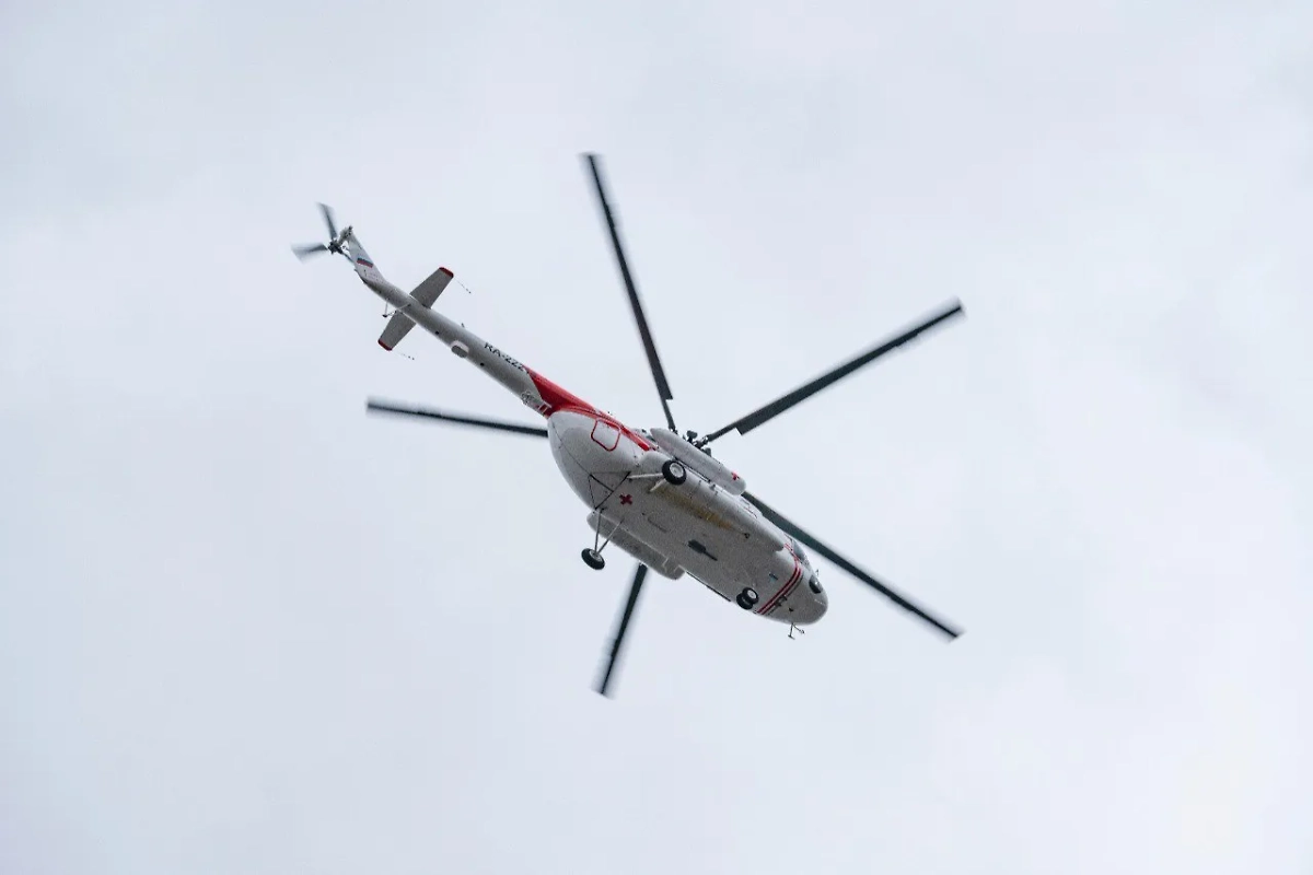 Вертолёт авиакомпании «Витязь-аэро». Обложка © Telegram / ВИТЯЗЬ-АЭРО