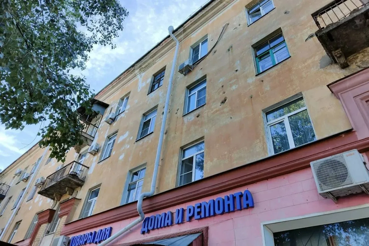 Последствия атаки БПЛА ВСУ на Воронеж. Обложка © Telegram / Гусев