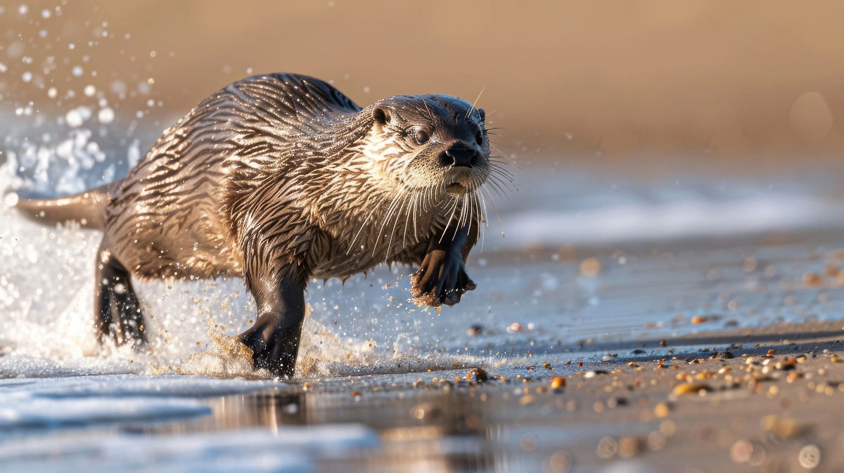 Выдра атаковала ребёнка в США. Обложка © freepik