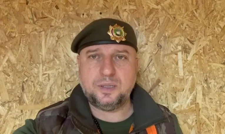 Командир спецназа «Ахмат» Апти Алаудинов. Фото © Telegram / Апти Алаудинов «АХМАТ»