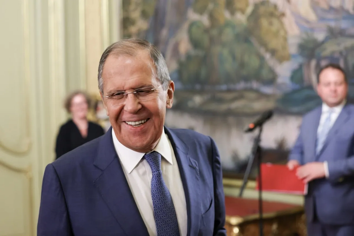 Глава МИД РФ Сергей Лавров. Обложка © Telegram / МИД РФ