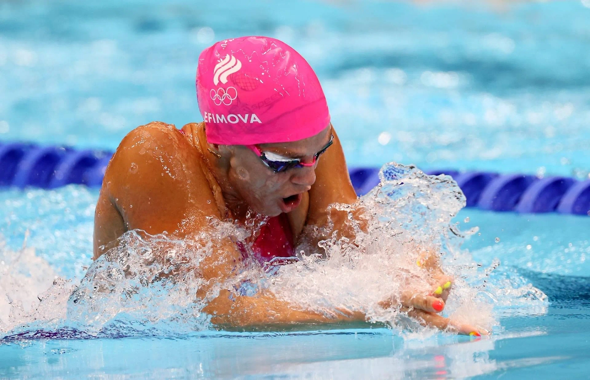 Юлия Ефимова во время финальных соревнований Олимпиады в Токио. Обложка © ТАСС / Бобылев Сергей