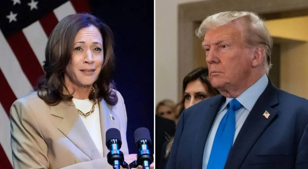 Камала Харрис и Дональд Трамп. Обложка © Shutterstock / FOTODOM / lev radin