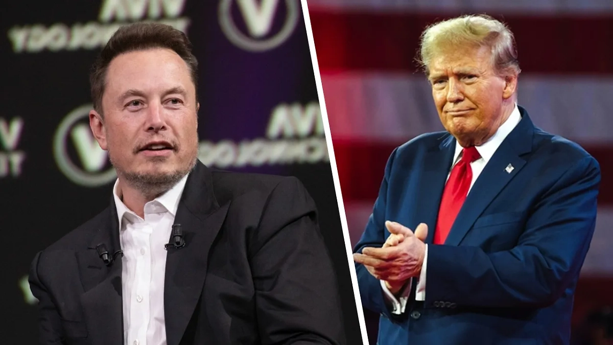 Трамп в случае победы на выборах пообещал создать комиссию, которую возглавит Маск. Обложка © Shutterstock / FOTODOM / Jonah Elkowitz / Frederic Legrand - COMEO