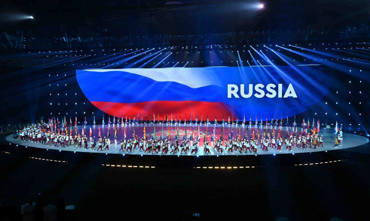 Торжественная церемония открытия V Всемирных игр кочевников. Обложка © Telegram / Мария Захарова