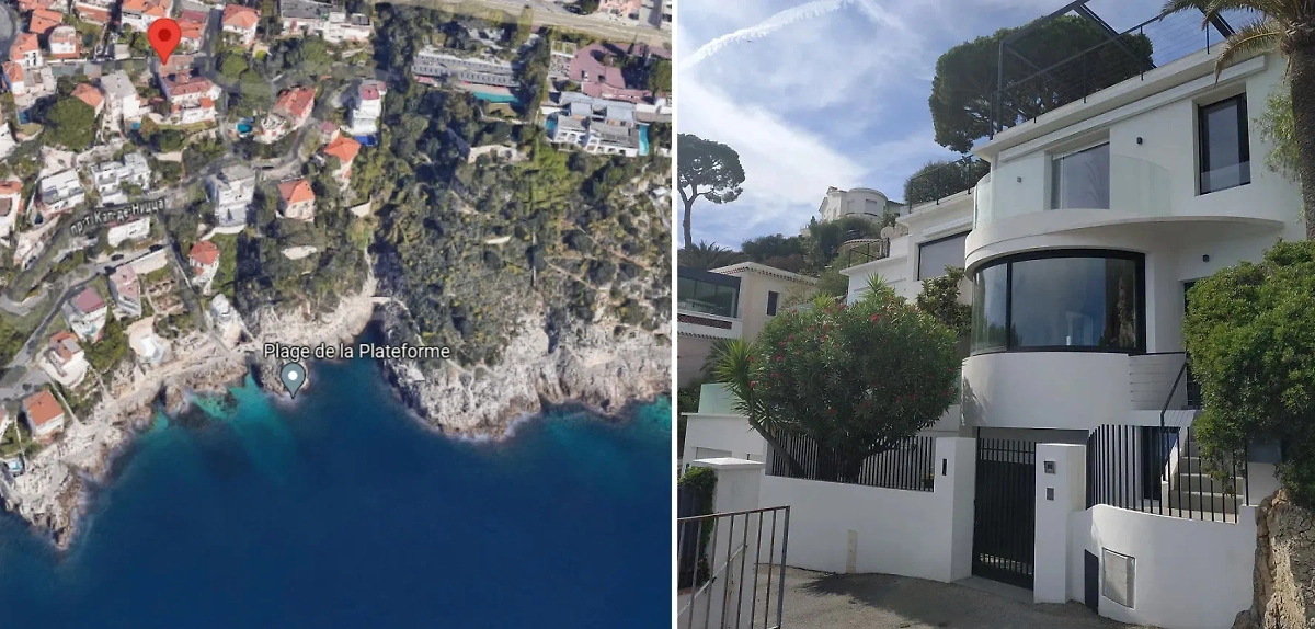 Вилла в Ницце. Фото © Google maps, pss-archi.eu