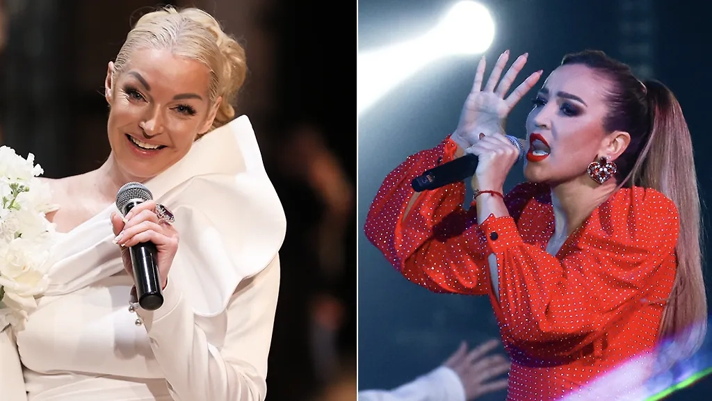 Анастасия Волочкова, Ольга Бузова. Фото © ТАСС / Донат Сорокин, Сергей Фадеичев