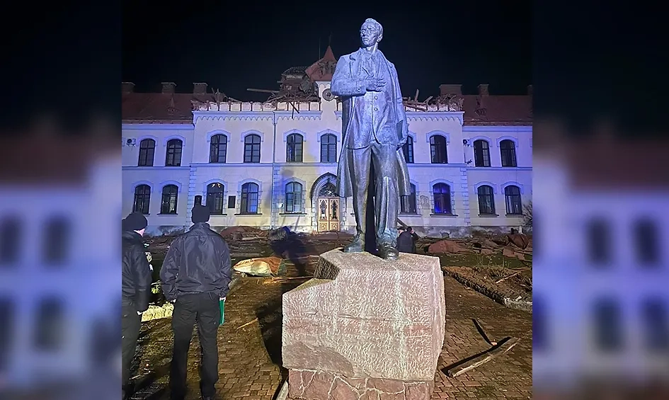 Университет, где учился лидер националистов Степан Бандера. Фото © t.me / Андрей Садовой