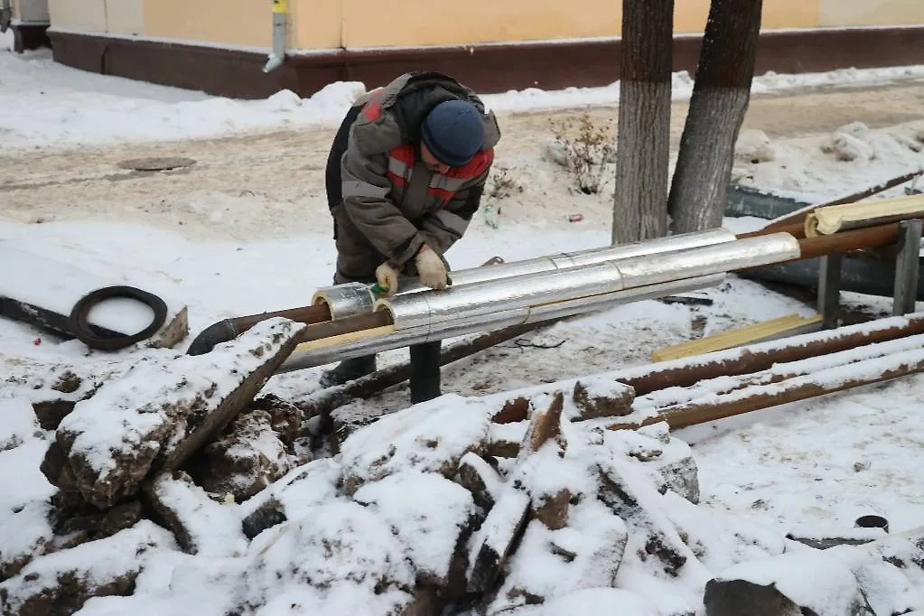 Устранение аварии в Климовске. Обложка © ТАСС / NEWS.ru / Сергей Петров