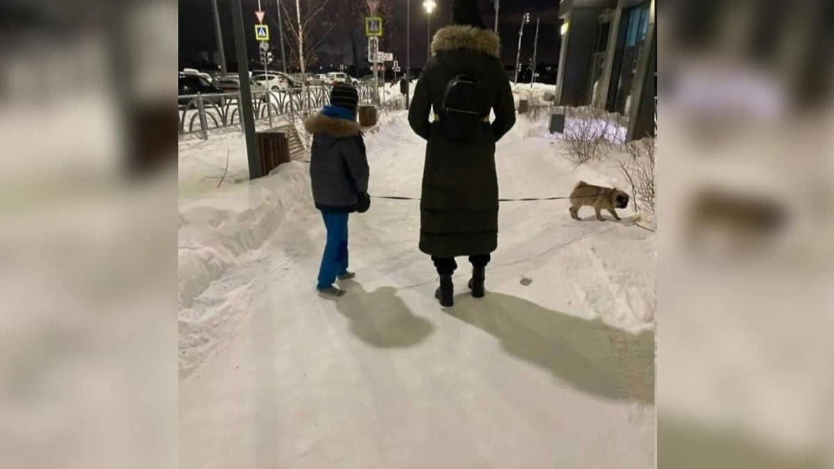 Ребёнок гуляет без обуви в Екатеринбурге. Обложка © VK / "Инцидент | Свердловская область"