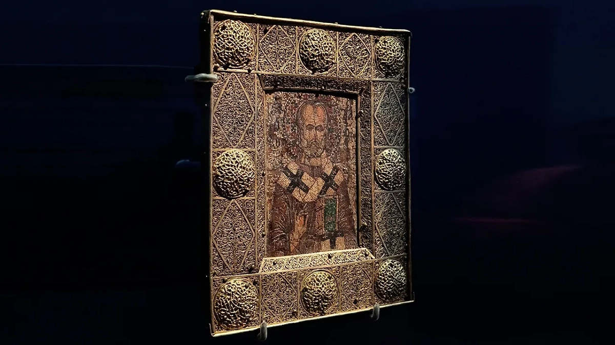 Икона "Николай Чудотворец". Фото © Телеканал "Звезда"