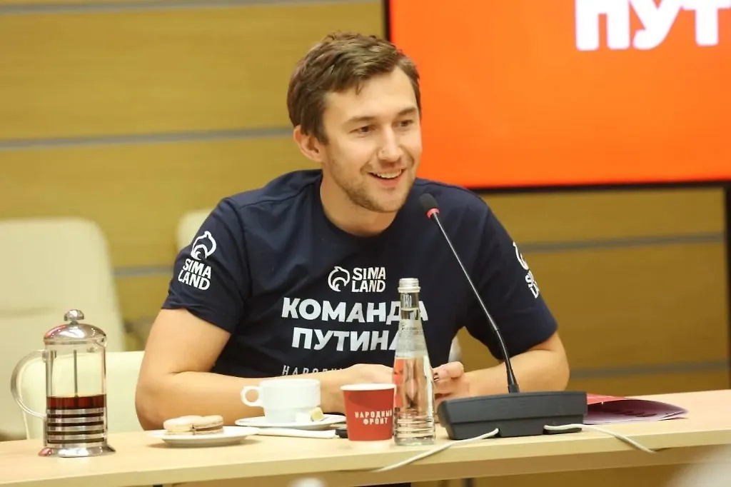 Сергей Карякин. Обложка © Telegram / "Карякин. Zа спорт!"