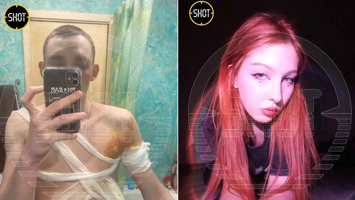 Пострадавший Руслан и хозяйка квартиры Виктория. Обложка © Telegram / SHOT