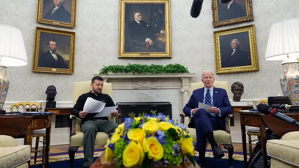 Владимир Зеленский и президент США Джо Байден. Фото © ТАСС / AP / Susan Walsh