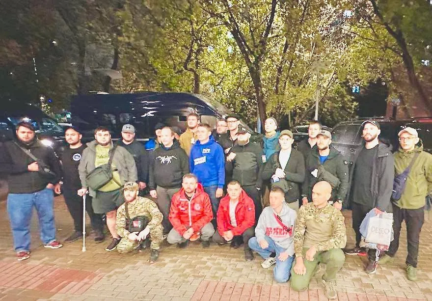 Замруководителя администрации Ухты Виталий Зарубин добровольно отправился на СВО. Фото © Telegram / Владимир Уйба