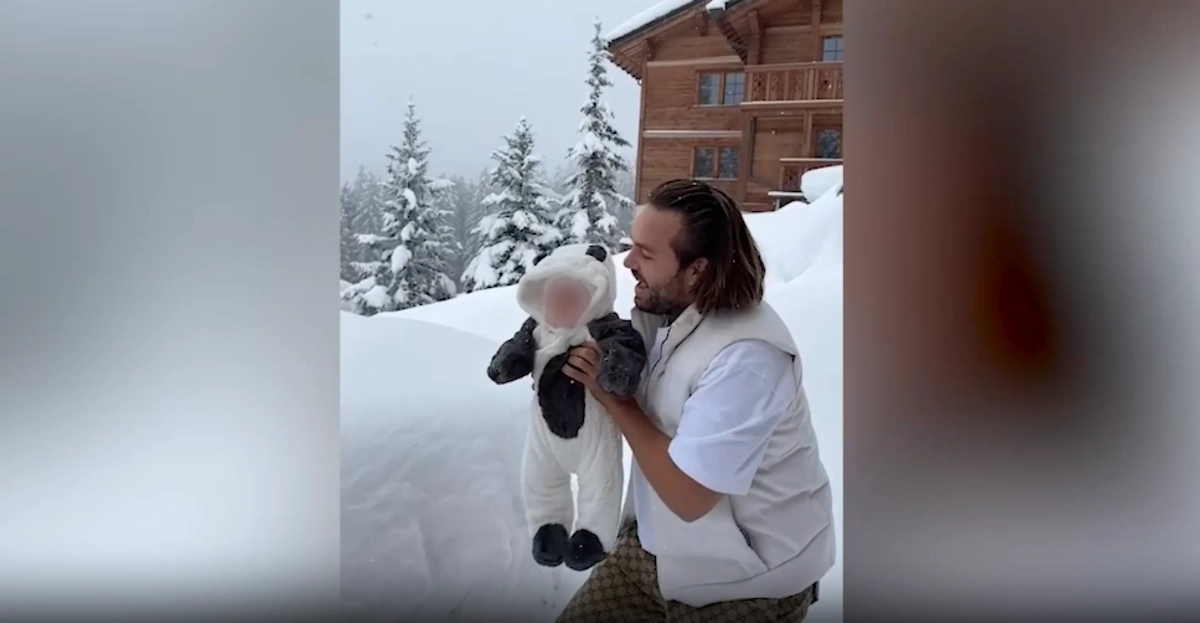 Сергей Косенко и младенец. Обложка © Instagram (признан экстремистской организацией и запрещён на территории Российской Федерации) / sergey_kosenko