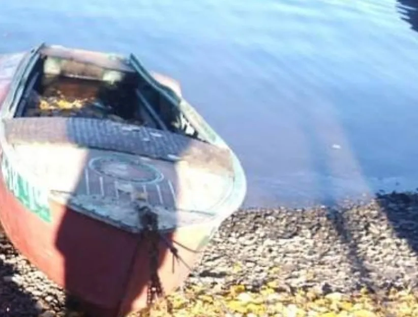 Лодка, на которой перевернулись мужчины. Обложка © Telegram / Северо-Западная транспортная прокуратура