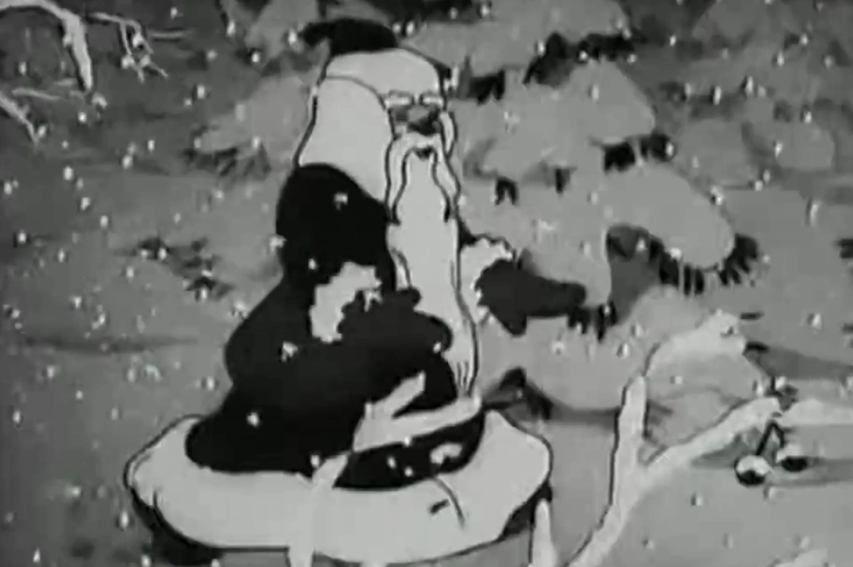 В 1937 году на экраны выходит мультфильм «Дед Мороз и серый волк». Фото © YouTube / Классика жанра