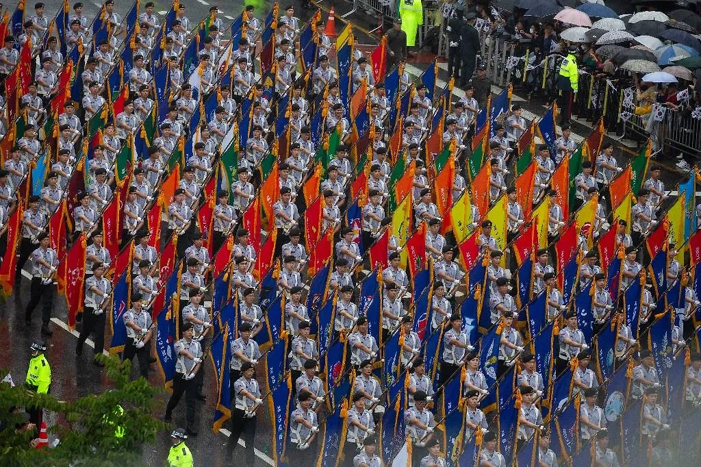 Парад в Южной Корее. Обложка © ТАСС / ЕРА