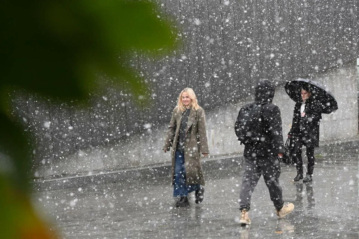 Снег в Москве. Фото © Life.ru