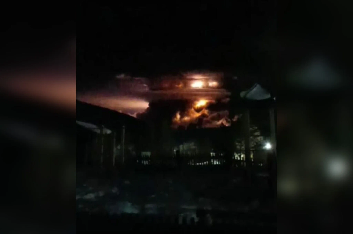 Вулкан Шивелуч. Видео © Telegram / «Камчатский филиал ФИЦ ЕГС РАН»