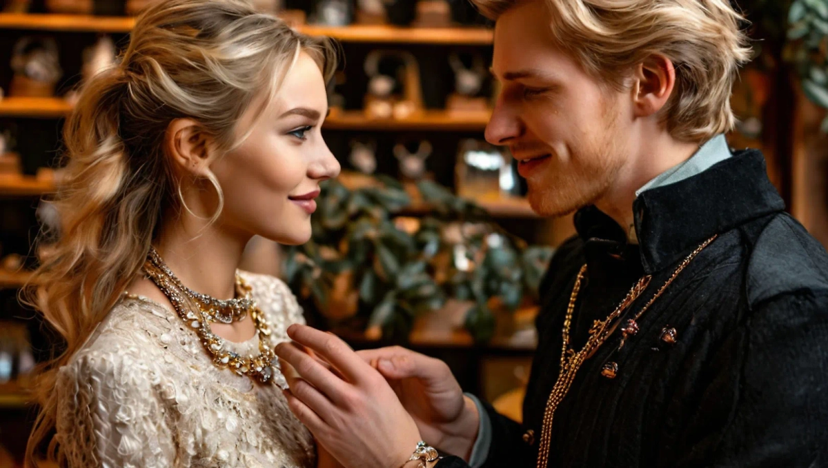 На деревянную свадьбу женщинам дарят винтажное украшение или необычную шкатулку ручной работы. Фото © «Шедеврум»