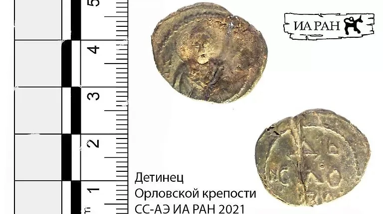 Печать неустановленного князя со святым Николаем. Фото © Олег Радюш